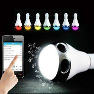 GoldMice Bluetooth Speaker and Smart LED Colorful Bulb with Various Changeable Light Colors, Timing Function and... N5