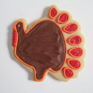 Turkey Cookie and Fondant Cutter - Ann Clark - 4.1 Inches - US Tin Plated Steel N2