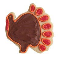 Turkey Cookie and Fondant Cutter - Ann Clark - 4.1 Inches - US Tin Plated Steel N3