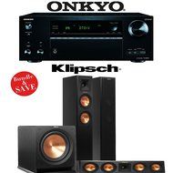 Onkyo TX-NR757 7.2-Channel Network A/V Receiver + Klipsch RP-250F + Klipsch RP-440C + Klipsch R-112SW - 3.1 Reference...