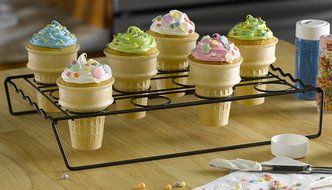 Betty Crocker Ice Cream Cone Cupcake Baking Rack N2