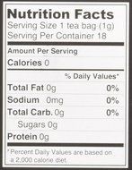 Gotu Kola Tea - Organic Herbs - 18 Bleach Free Tea Bags N3