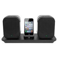 iLive Wireless Speaker Syst with 30-Pin BT Adapter, Black