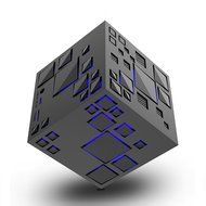 Apltch&reg; New Allspark Cube Wireless Stereo Subwoofer Portable Bluetooth Speakers Led Light Support TF Card FM Radio... N2