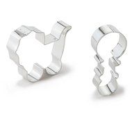 Bakerpan Stainless Steel Cookie Cutter Baby Carriage &amp; Rattle