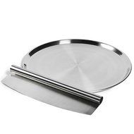 2 Piece Stainless Steel Pizza Set