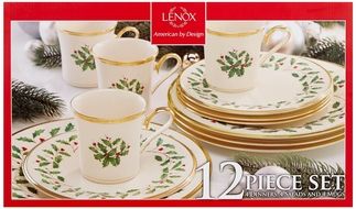 Lenox Holiday Salt &amp; Pepper,Ivory N38
