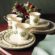 Lenox Holiday Salt &amp; Pepper,Ivory N39