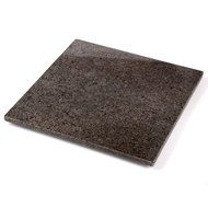 Creative Home 74842 Natural Stone Granite Pastry/Cutting/Chopping/Serving/Baking Board, 12&quot; x 12&quot;, Gray