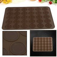 Gooday 48-cavity Food Grade Silicone Baking Mat Large Double Sided Macaron Macaroon Dessert Mold Sheet DIY,3929.50.5cm... N5