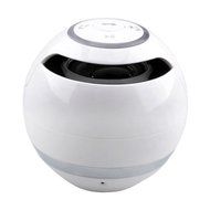 Balls lED Light Wireless Bluetooth Speaker Hands-free Call TF USB FM AUX White