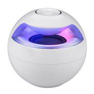 Balls lED Light Wireless Bluetooth Speaker Hands-free Call TF USB FM AUX White N2