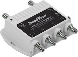 Channel Master CM3414 4-Port Distribution Amplifier for Cable and Antenna Signal N2