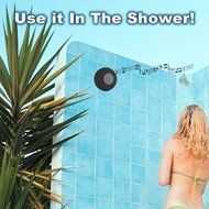 ReFeng Portable HD Wireless Bluetooth 3.0 Waterproof Shower Speaker Wireless Handsfree Portable Speakerphone,Dedicated... N5