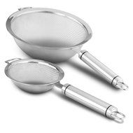 ORBLUE 6.5-Inch Fine Mesh Food Strainer, Stainless Steel Kitchen Colander N5