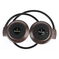 HuaYang Mini 503 Wireless Bluetooth Headsets MIC Stereo Headphone Earphone For Samsung iPhone LG Brown