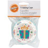 Wilton Jumbo White Baking Cups, 75 N6