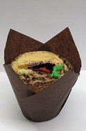 Decony Brown Tulip Baking Cups Liners -200 pack- For Large cupcakes and muffin - Large size - 2 3/4 - 4 Appx....