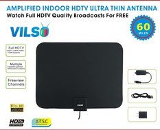 Vilso TV Antenna Outdoor Amplified, Motorized 360 Degree Rotation, Digital HDTV Antenna, 150 Miles Range, Wireless... N7