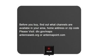Vilso TV Antenna Outdoor Amplified, Motorized 360 Degree Rotation, Digital HDTV Antenna, 150 Miles Range, Wireless... N9