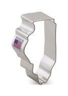 Ann Clark Illinois Cookie Cutter - 3 Inches - Tin Plated Steel