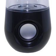 abcGOODefg&reg; Three Colour LED Wireless Bluetooth Music Fountain Dancing Water Stereo Speakers (Black) N6