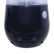 abcGOODefg&reg; Three Colour LED Wireless Bluetooth Music Fountain Dancing Water Stereo Speakers (Black) N7