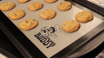 Silicone Baking Mat Set [Half Pan &amp; Quarter] &ndash;Heat Resistant Non-Stick Cookie Sheet Bakeware N3