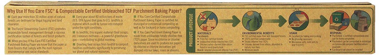 If You Care 100% Unbleached Silicone Parchment Paper, 70-Foot Roll (Pack of 4) N2