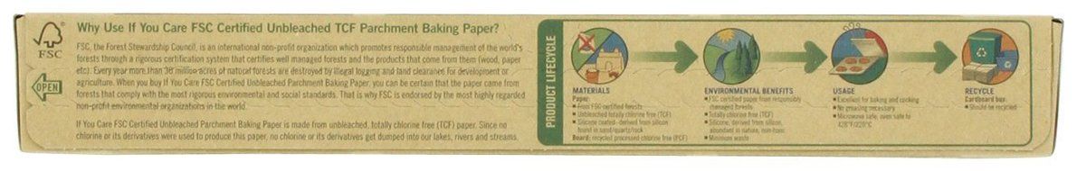 If You Care 100% Unbleached Silicone Parchment Paper, 70-Foot Roll (Pack of 4) N5