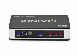 Kinivo 501BN Premium 5 port High speed HDMI switch with IR wireless remote and AC Power adapter - supports 3D,... N10