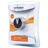 Manhattan 161428 Lyric Mini Speaker System with Bluetooth 3.0 and EDR - Silver and Black N7