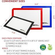 Modern Innovations BPA Free NonStick Silicone Baking Mat - Set of 3 N7