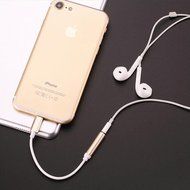 AOERT iPhone 7 Airpods Adapter Lighting to 3.5mm Audio AUX Cable Headphones Converter for iPhone 7/Plus (Black) N6