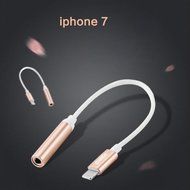 AOERT iPhone 7 Airpods Adapter Lighting to 3.5mm Audio AUX Cable Headphones Converter for iPhone 7/Plus (Black) N8