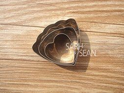 Anyana 3pcs/set Metal Cookie Cutters of the Pygmy Waterlily Ranunculus Cockscomb Flower Fondant Stainless Steel... N8