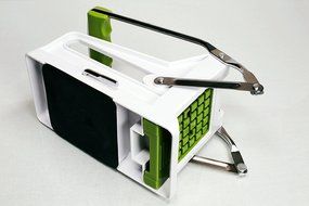 Ace Premium French Fry Cutter Fry Potato Press and Vegetable Slicer with 2 Interchangeable Stainless Steel Grid... N4