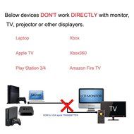 HDMI to VGA Cable, eBerry HDMI Male to VGA Male D-SUB 15 Pin M/M Connector Adapter Cable Cord Transmitter (NO... N3