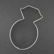 Diamond Solitaire Engagement Ring Cookie Cutter for Bridal Shower Anniversary Party or Wedding Favors