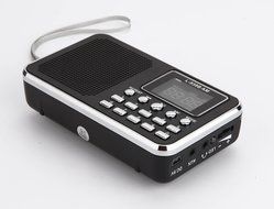 Ohala Mini Portable Am/Fm Radio Digital MP3 Music Player Support Micro SD/TF Card USB Disk N3