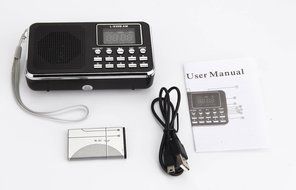 Ohala Mini Portable Am/Fm Radio Digital MP3 Music Player Support Micro SD/TF Card USB Disk N6