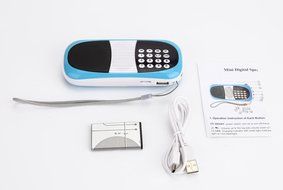 Ohala Mini Portable Am/Fm Radio Digital MP3 Music Player Support Micro SD/TF Card USB Disk N10