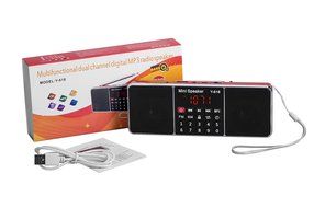 Ohala Mini Portable Am/Fm Radio Digital MP3 Music Player Support Micro SD/TF Card USB Disk N18