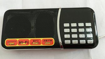 Ohala Mini Portable Am/Fm Radio Digital MP3 Music Player Support Micro SD/TF Card USB Disk N19