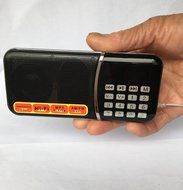 Ohala Mini Portable Am/Fm Radio Digital MP3 Music Player Support Micro SD/TF Card USB Disk N22