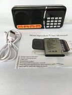 Ohala Mini Portable Am/Fm Radio Digital MP3 Music Player Support Micro SD/TF Card USB Disk N23