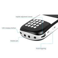 Ohala Mini Portable Am/Fm Radio Digital MP3 Music Player Support Micro SD/TF Card USB Disk N26