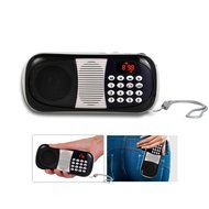 Ohala Mini Portable Am/Fm Radio Digital MP3 Music Player Support Micro SD/TF Card USB Disk N28