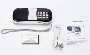 Ohala Mini Portable Am/Fm Radio Digital MP3 Music Player Support Micro SD/TF Card USB Disk N29