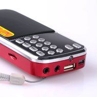 Ohala Mini Portable Am/Fm Radio Digital MP3 Music Player Support Micro SD/TF Card USB Disk N30
